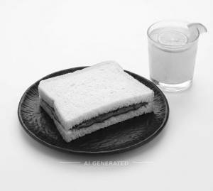 Choclate Sandwich + Lime Juice