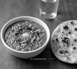 Dal Fry + Tandoori Butter Roti (1 Piece)