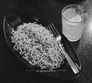 Plain Maggi + Lemon Juice