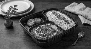 Chicken Kheema Masala Thali Meal (serves 1)