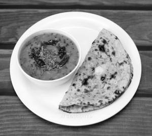 Dal Fry + Butter Tandoori Roti (1 piece)