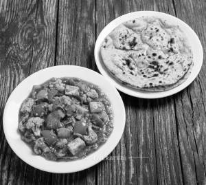 Veg Kadai + Tandoori Roti (1 Piece)
