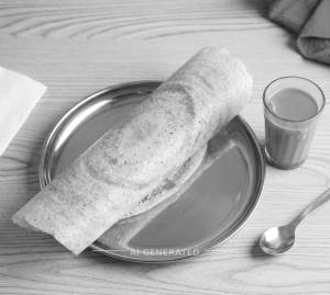 Paper Dosa + Tea