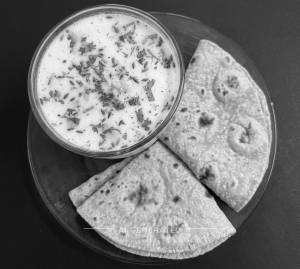 Masala chhas + Sadi roti (2 pieces)