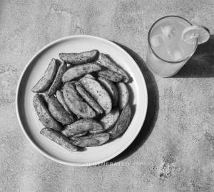 Potato Wedges + Fresh Lime Juice