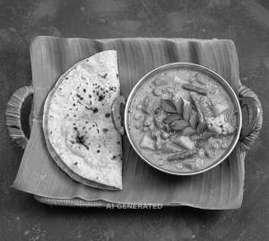 Veg Stew + Chapati (1 Piece)