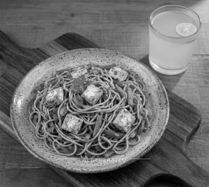 Paneer Noodles + Fresh Lime Juice