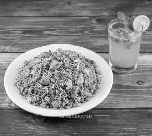 Chicken Fried Rice + Butter Milk Or