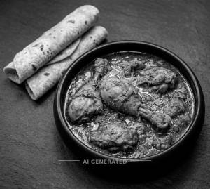 Chicken Curry + Roti (2 pieces)