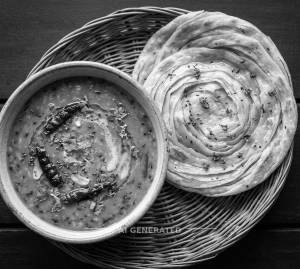 Dal Fry + Laccha Paratha (1 piece)