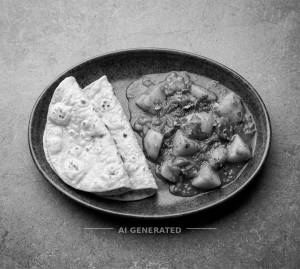 Aloo Tamatar + Roti plain (2 pieces)