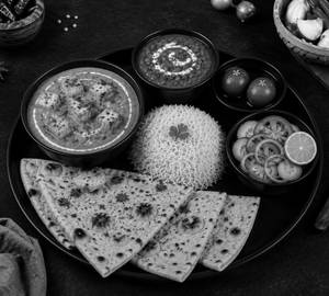 Paneer Tikka Masala Thali Meal