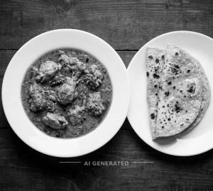 Chicken Curry + 2 Tawa Roti