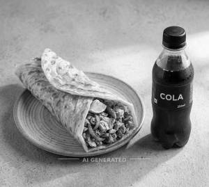 Egg Kathi Roll + Cold Drink [250 Ml]