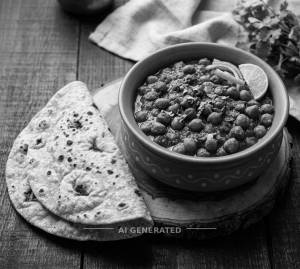 Chole + Tawa Roti (2 pieces)