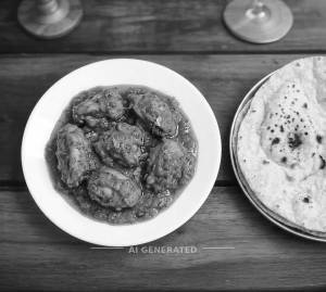 Chicken masala(6pc) + Tawa roti (1 piece)