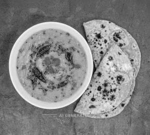 Dal Tadka + Tandoori Roti (2 Pieces)