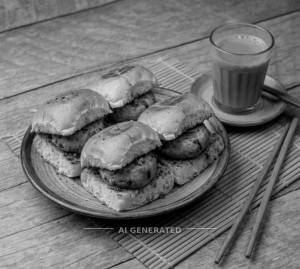 Spices Paneer Vada Pav + Sugar Tea