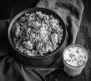 Hyderabadi Biryani + Buttermilk