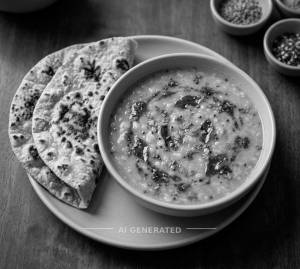 Dal Tadka + Tandoori Roti (2 Pieces)               