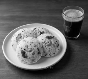 Rava Idli [1] + Coffee
