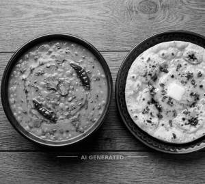 Dal Tadka + Tawa Butter Roti (1 piece)