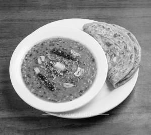 Dal Fry + Plain Paratha (2 pieces)