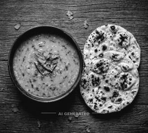 Dal Fry + Tandoori Roti (2 Pieces)
