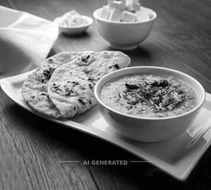 Yellow Dal Fry + Roti (2 Pieces)