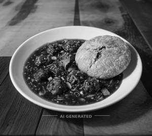 Manchurian Schezwan Gravy + Khasta (1 Piece)