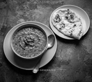 Dal Fry + Butter Naan (1 piece)