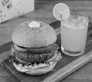 Special Veg Burger + Fresh Lime Juice