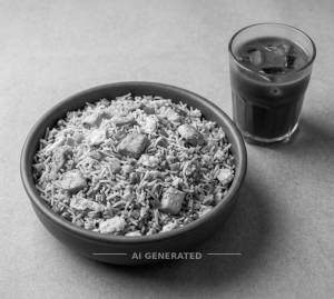 Chicken Fried Rice + Cold Coffee