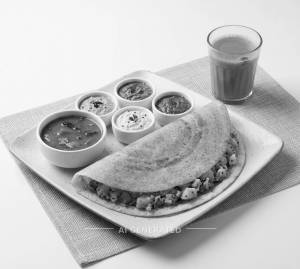Masala dosa + Tea Parcel