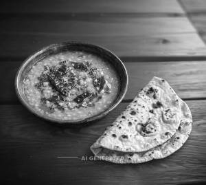 Dal Tadka + Tandoori Roti [Plain] (2 pieces)