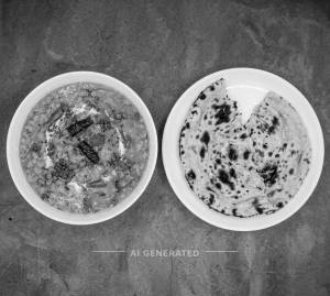 Dal Fry + Tandoori Roti (2 Pieces)