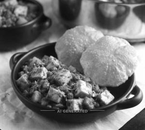 Mix Veg Paneer Sabji + Puri(2 Pieces)