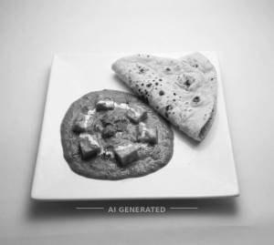 Paneer Butter Masala + Plain Roti (2 Pieces)