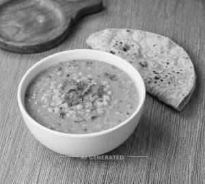 Plain Dal + Chapati (1 Piece)