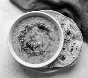 Dal Tadka + Plain Roti (2 pieces)