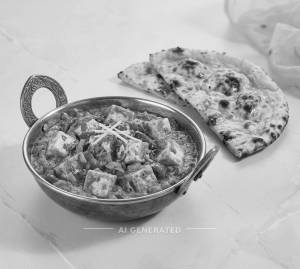 Karahi Paneer + Tandori Roti (2 pieces)