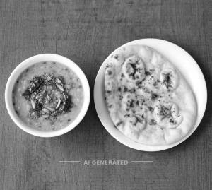 Plain Tadka + Plain Naan (1 Piece)