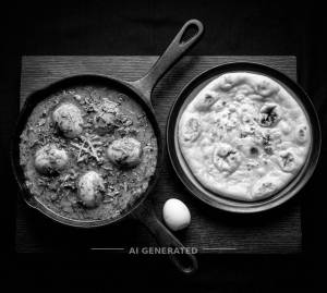 Egg Curry + Plain Kulcha (1 piece)