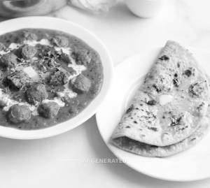 Soya Tikka Butter Masala + Butter Tawa Roti (1 piece)