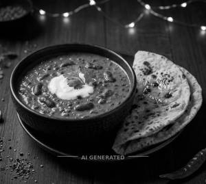 Dal Makhani + Tandoori Roti (2 pieces)