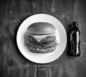 Cheese Burger + Cold Drink