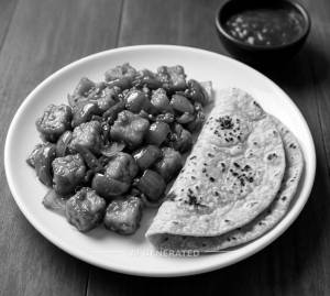 Cheese Chilly + Tawa Roti (2 pieces)