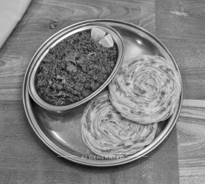 Mutton Keema + Kerala Parotta (2 pieces)