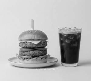 Double Decker Burger [Single] + Cold Coffee