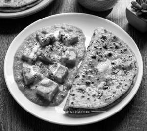 Shahi Paneer + Tawa Butter Roti (1 piece)